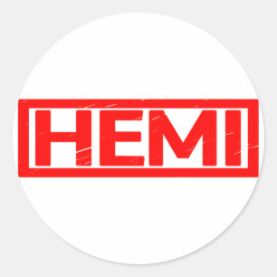 Sticker Rond Timbre de Hemi