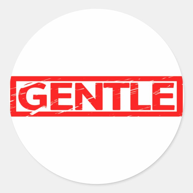 Sticker Rond Timbre doux (Devant)