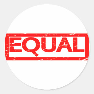 Sticker Rond Timbre égal