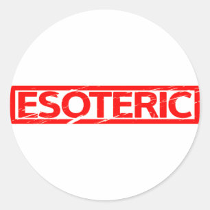Sticker Rond Timbre ésotérique