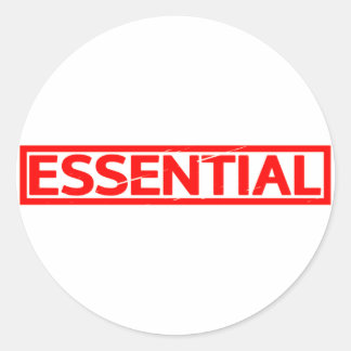 Sticker Rond Timbre essentiel
