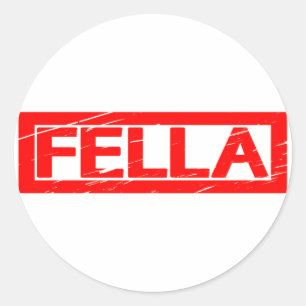 Sticker Rond Timbre Fella