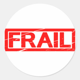 Sticker Rond Timbre fragile