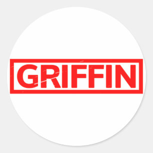 Sticker Rond Timbre Griffin