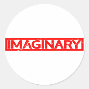 Sticker Rond Timbre imaginaire
