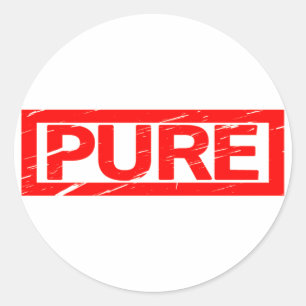 Sticker Rond Timbre Pur