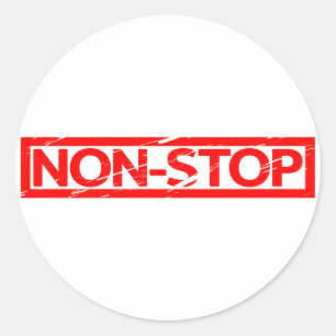Sticker Rond Timbre sans arrêt