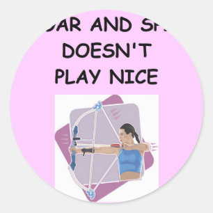 Sticker Rond tir à l'arc