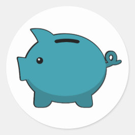 Sticker Rond Tirelire