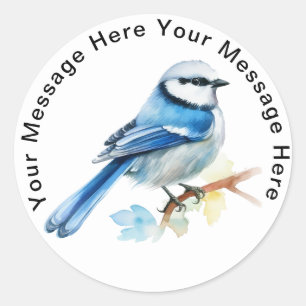 Sticker Rond Tit Azure