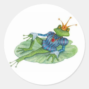 Sticker Rond Toad Prince