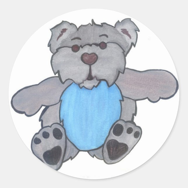 Sticker Rond Toby (Devant)