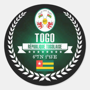 Sticker Rond Togo