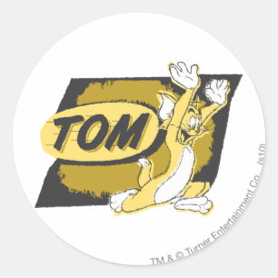 Sticker Rond Tom chasse