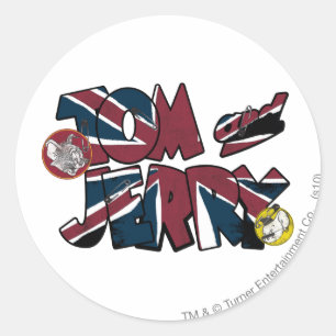 Sticker Rond Tom et surcharge BRITANNIQUE 2 de Jerry