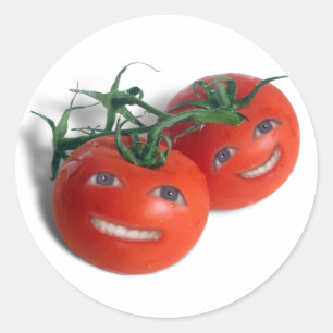 Sticker Rond Tomates sucrées
