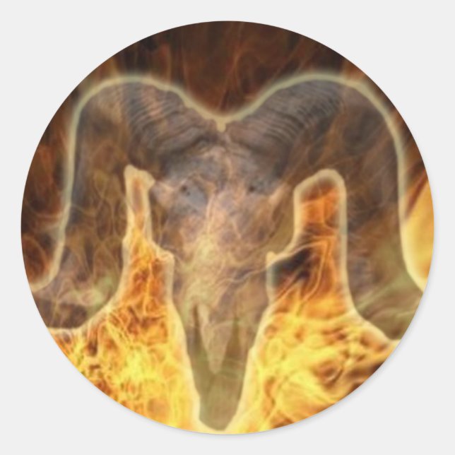 Sticker Rond tombé (Devant)