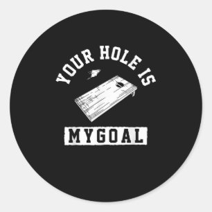 Sticker Rond Ton Trou Est Mon Objectif