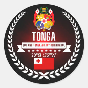 Sticker Rond Tonga