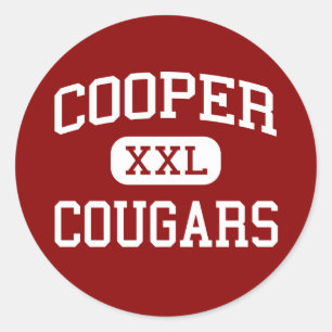 Sticker Rond Tonnelier - pumas - lycée - Abilene le Texas