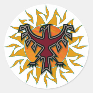Sticker Rond tonnerre