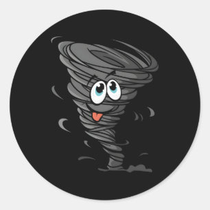 Sticker Rond Tornade Pour Tempête De Chaser