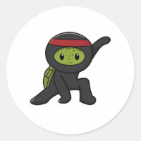 Tortue avec Shell comme Ninja
