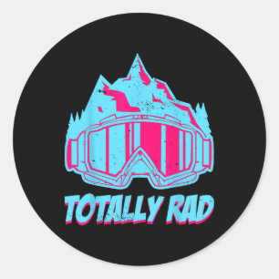 Sticker Rond Totalement Rad