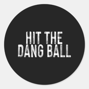 Sticker Rond Touchez Le Dang Ll1