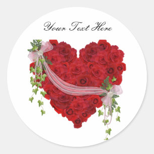 Sticker Rond Toujours dans mon coeur
