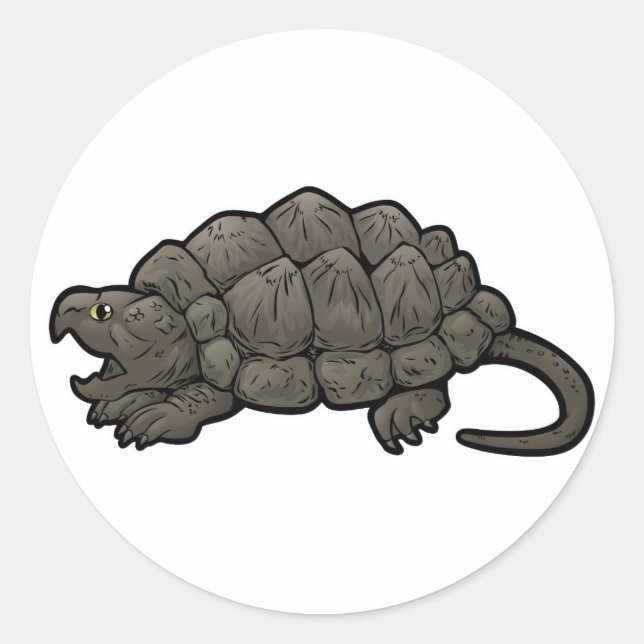 Sticker Rond Tour Alligator (Devant)