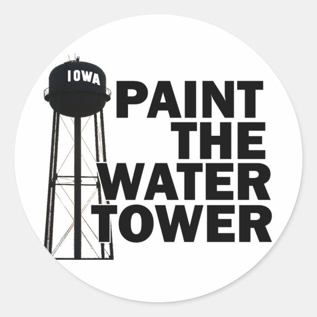 Sticker Rond Tour d'eau (Devant)