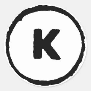 Sticker Rond Tous les droits annulés