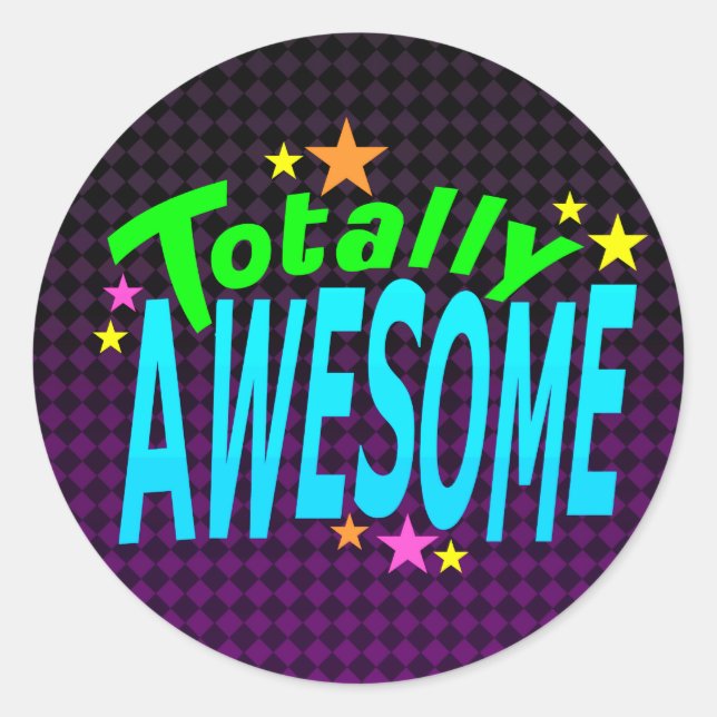 STICKER ROND TOUT À FAIT INTÉRESSANT (Devant)
