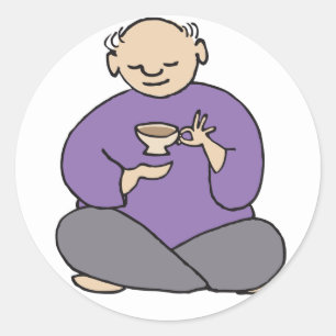 Sticker Rond Tout est à propos de Fred