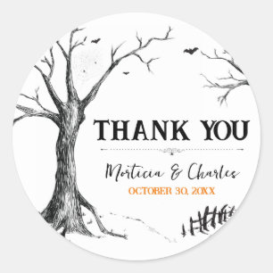 Sticker Rond Toutes les Halloween Halloween Halloween mariage F
