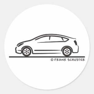 Sticker Rond Toyota Prius