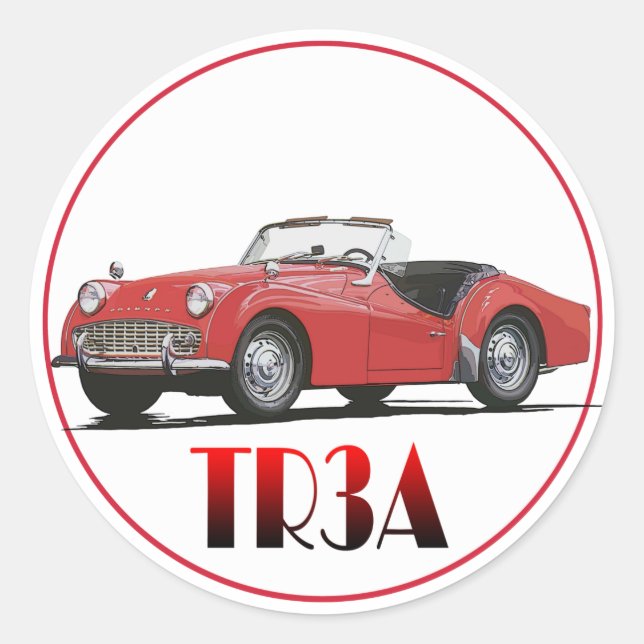 STICKER ROND TR3A (Devant)