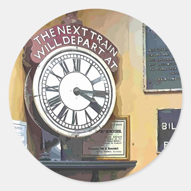 STICKER ROND TRAIN STATIONS (Devant)