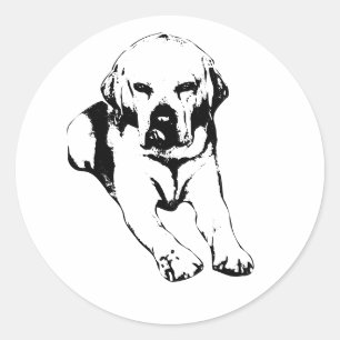 Sticker Rond Traiter la sentinelle