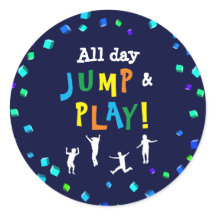 Trampoline ou Bounce Party Cupcake Topper