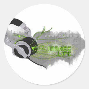Sticker Rond Trance