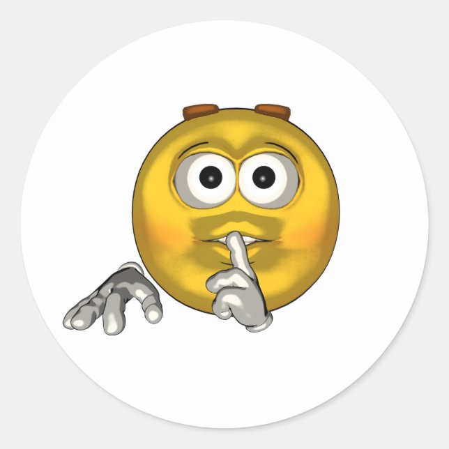 Sticker Rond Tranquille - toon (Devant)