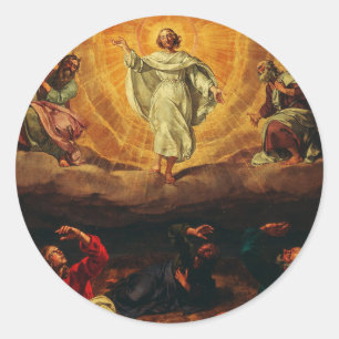 Sticker Rond Transfiguration de Jésus-Christ