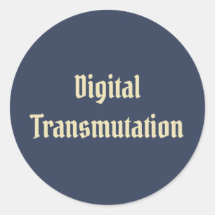 Sticker Rond Transmutation numérique