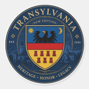 Sticker Rond transylvain