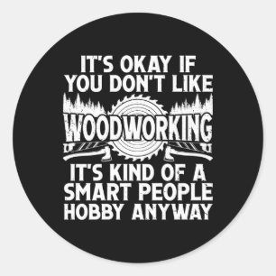 Sticker Rond Travail Du Bois Pour Bois