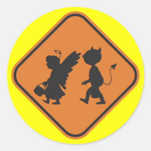 Sticker Rond Traversée en pente