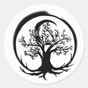 Sticker Rond Tree of Life