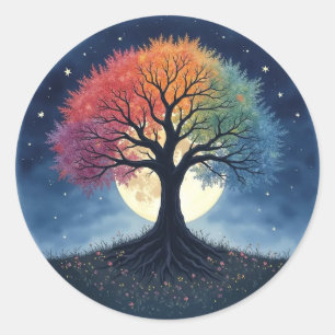 Sticker Rond Tree of Life